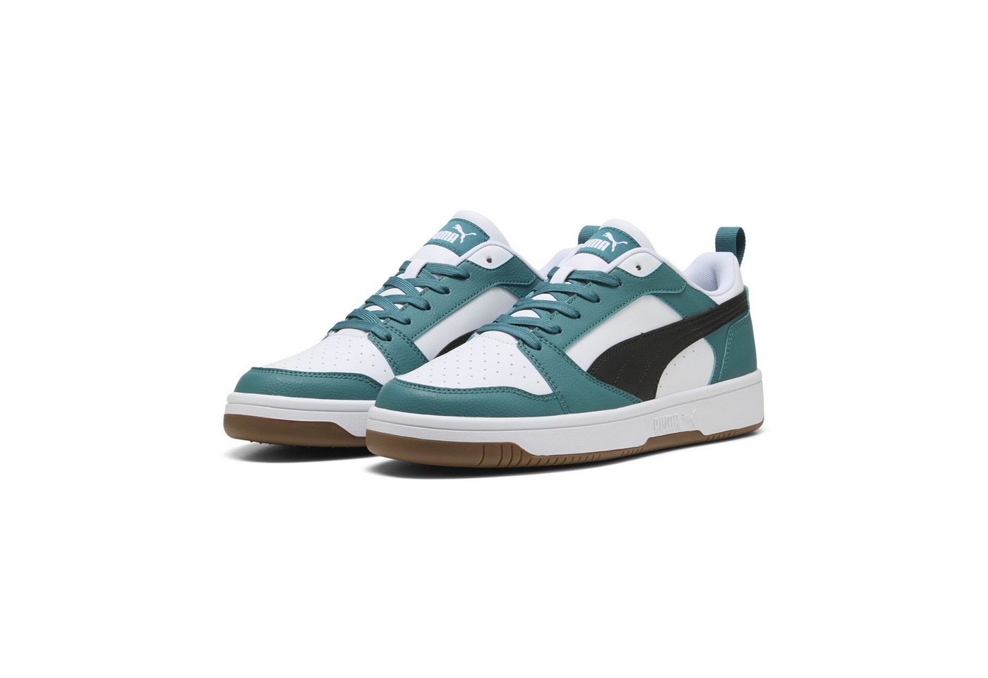 Puma Rebound V6 Low Sneakers Erwachsene Sneaker (schwarz)