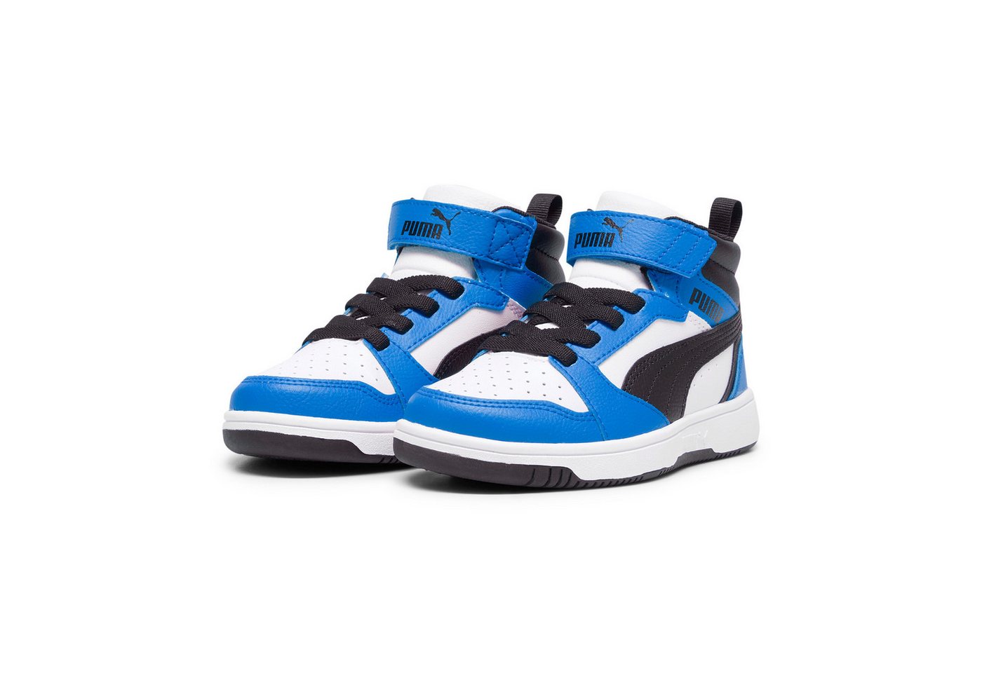 Puma REBOUND V6 MID AC+ PS Sneaker (weiß/schwarz/blau)