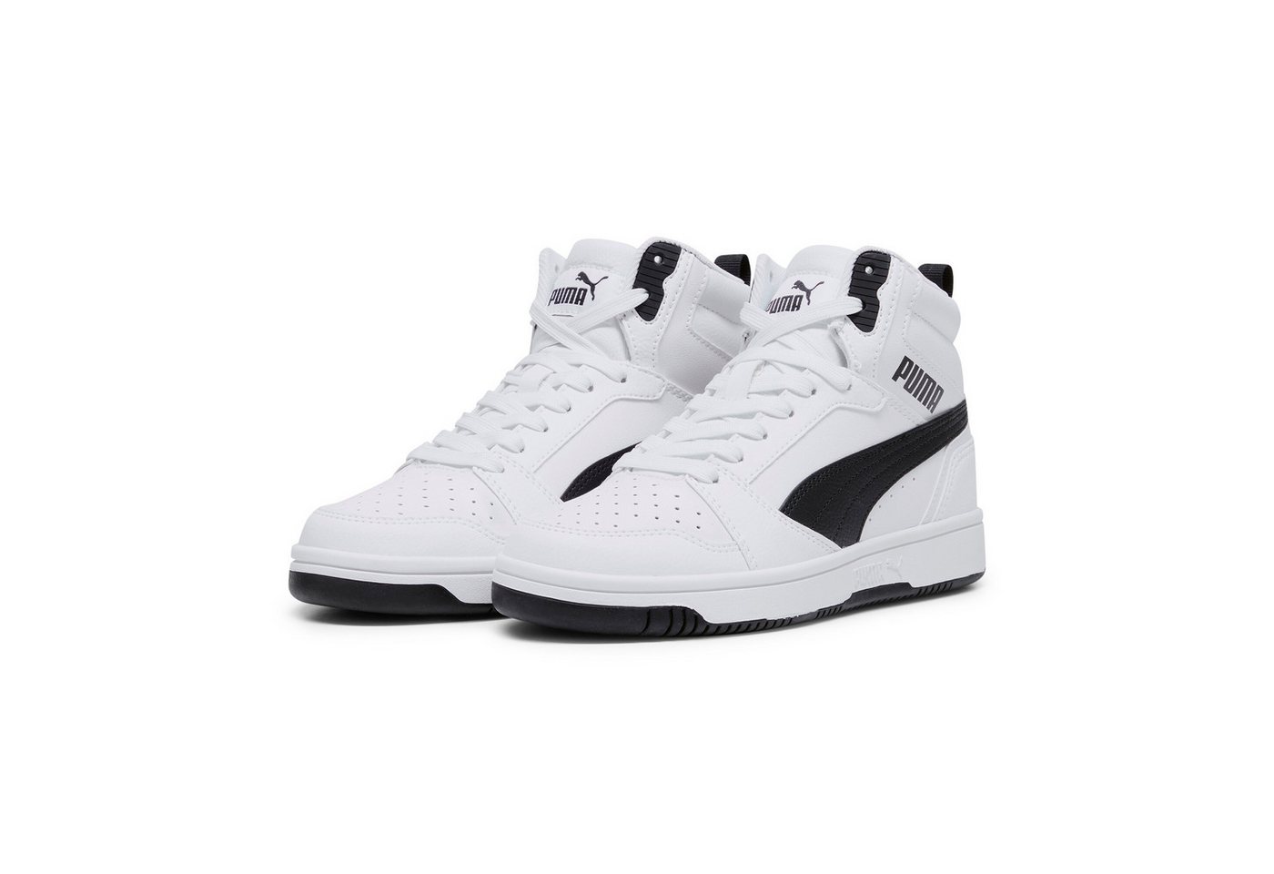 Puma REBOUND V6 MID JR Sneaker (weiß/schwarz)