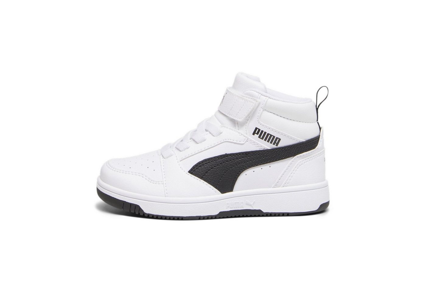 Puma Rebound V6 Mid Sneakers Kinder Sneaker (schwarz)