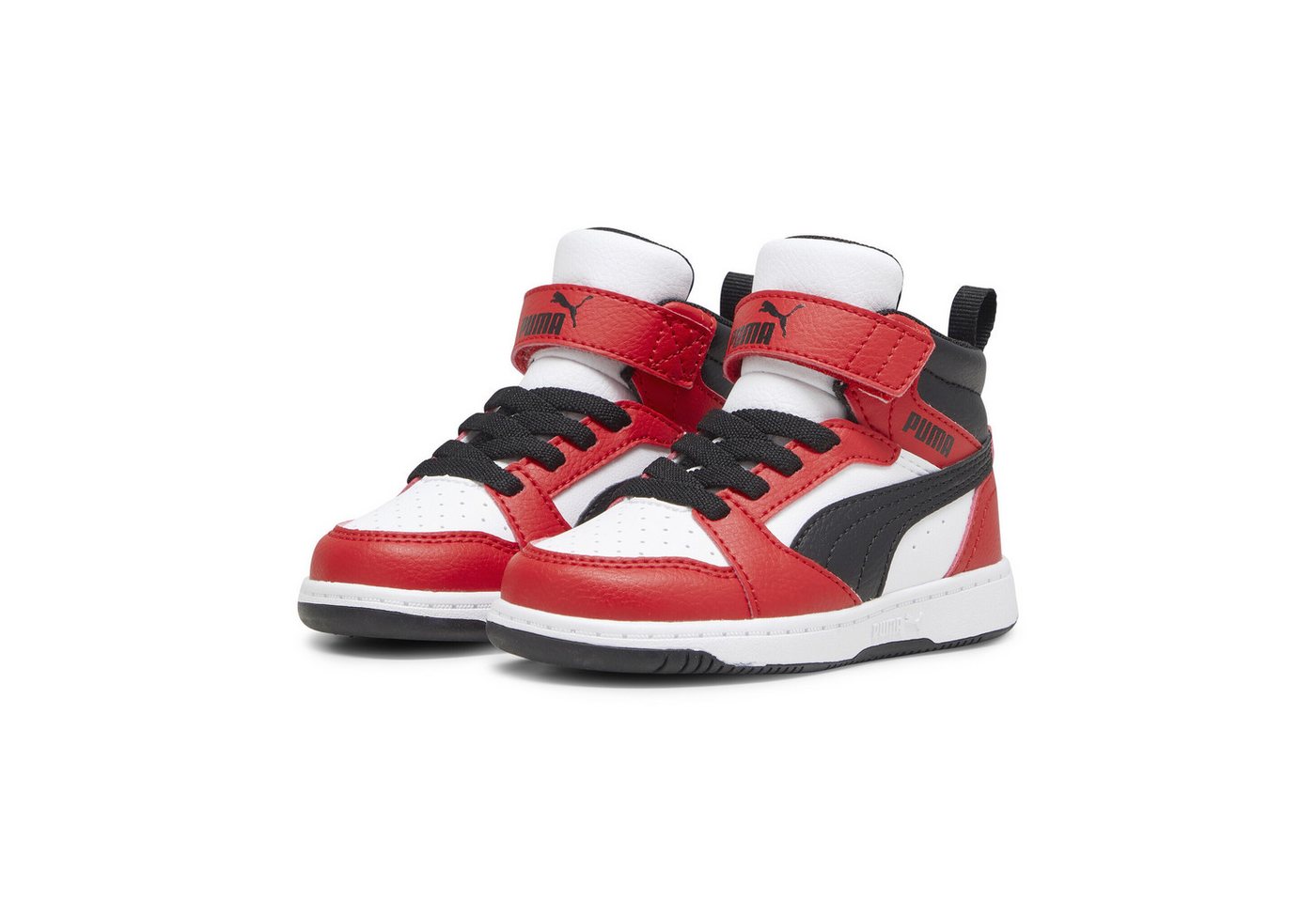 Puma Rebound V6 Mid Sneakers Kinder Sneaker (schwarz)