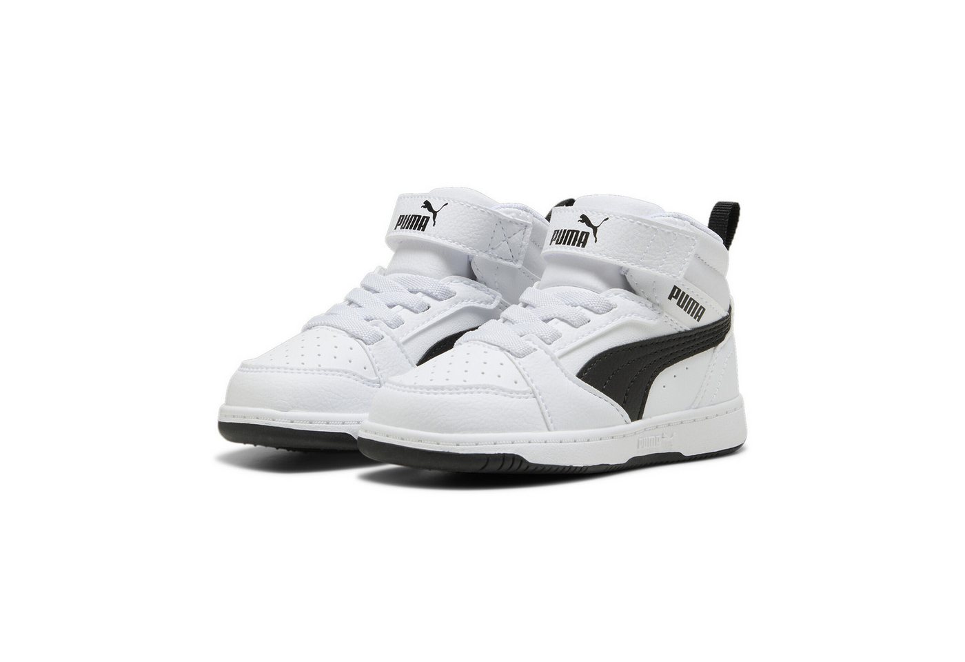 Puma Rebound V6 Mid Sneakers Kinder Sneaker (schwarz)