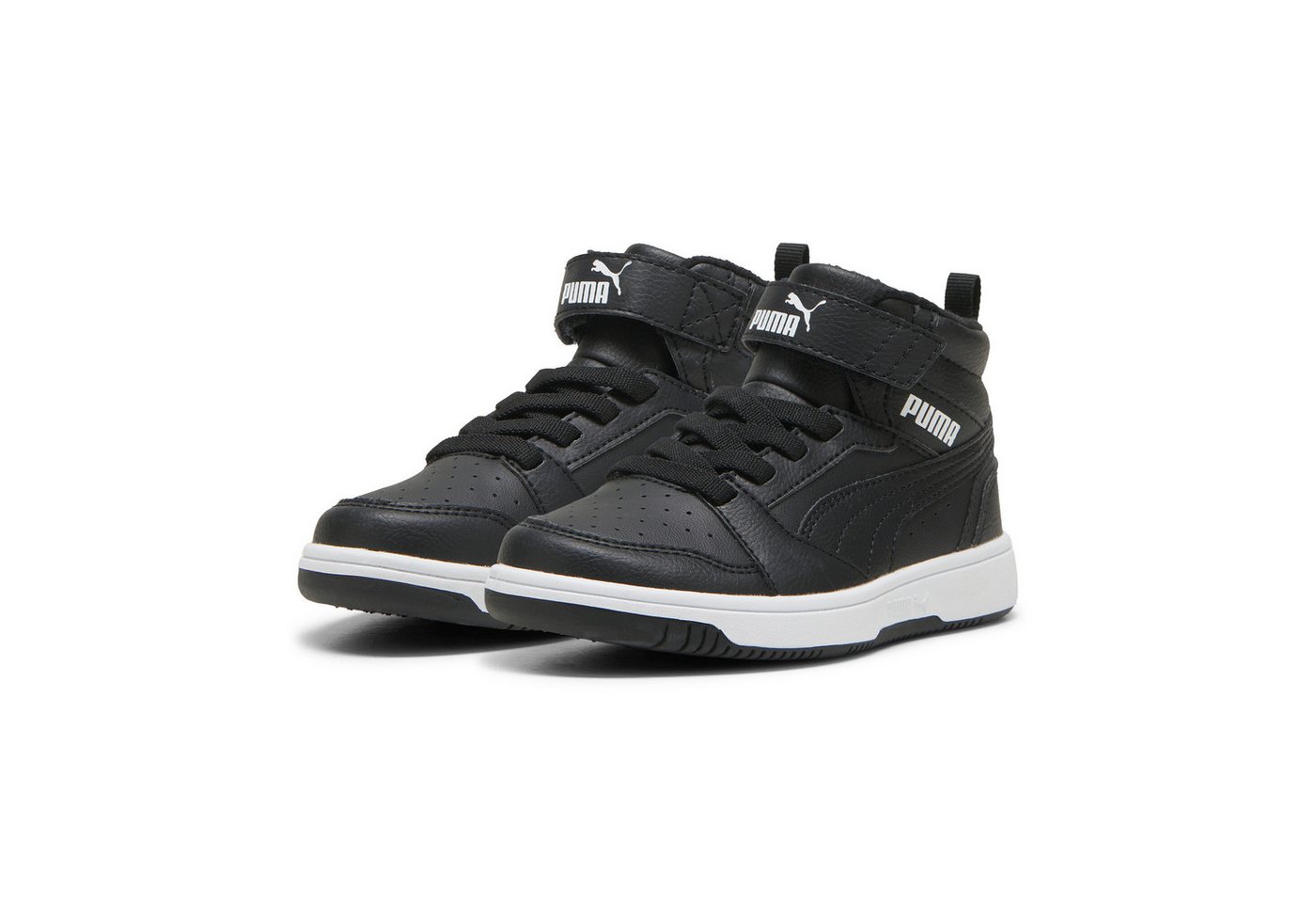 Puma REBOUND V6 MID WTR AC+ PS Winterboots Winterschuhe, Sneakerboots, gefüttert (schwarz/weiß)