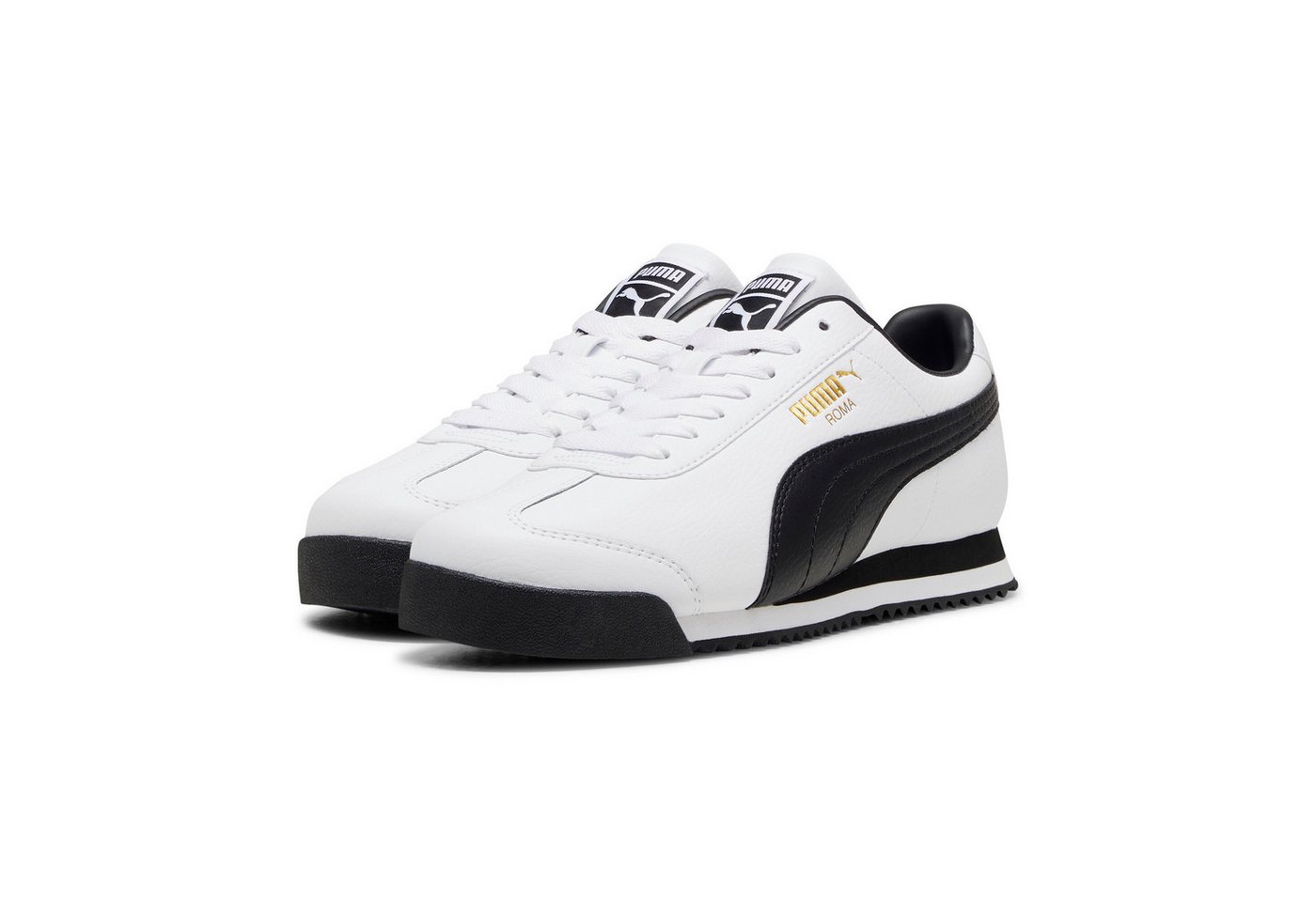 Puma ROMA 24 STANDARD Sneaker (weiß/schwarz/gold)