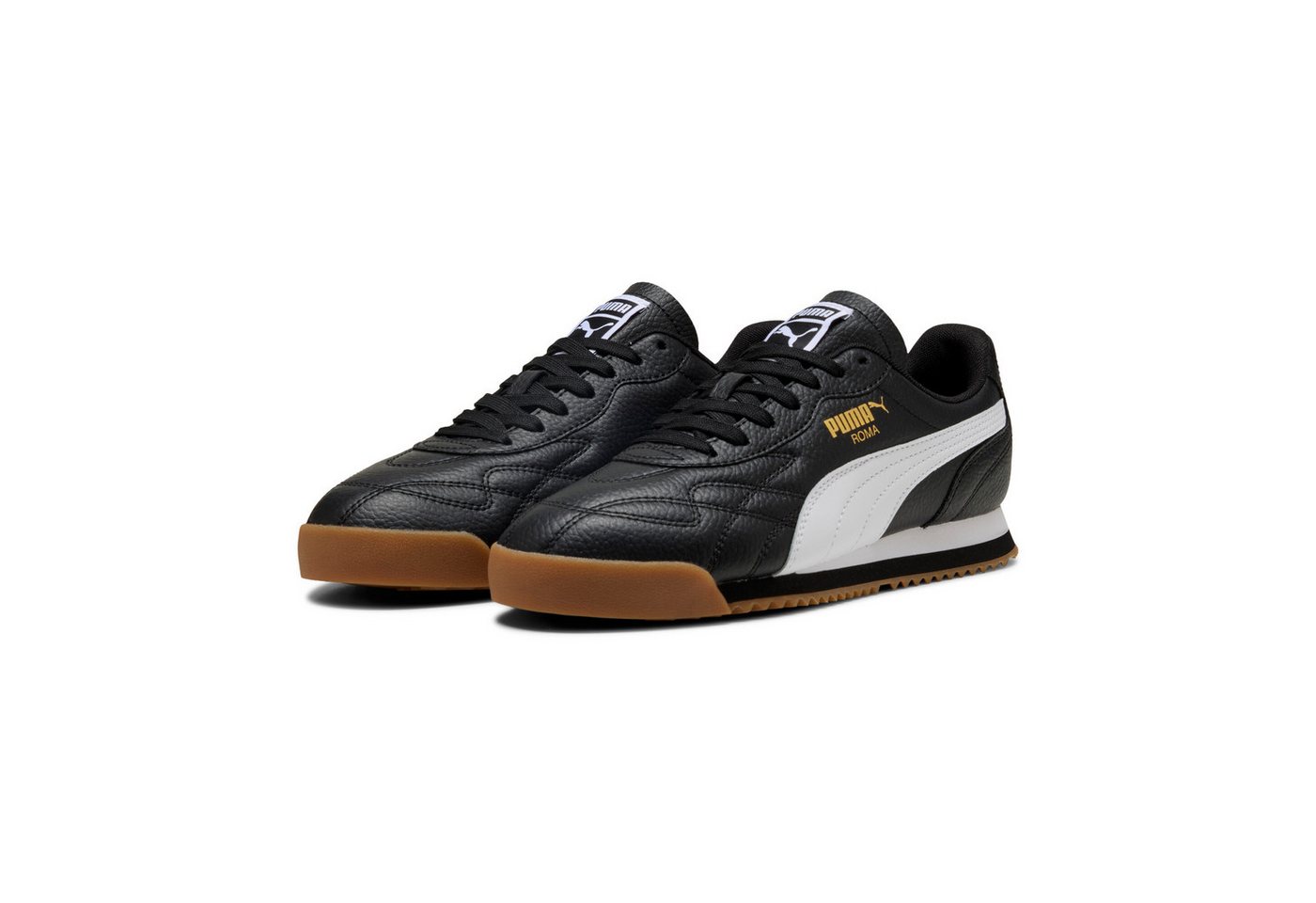 Puma ROMA ANNIVERSARIO Sneaker (schwarz/weiß/gold)
