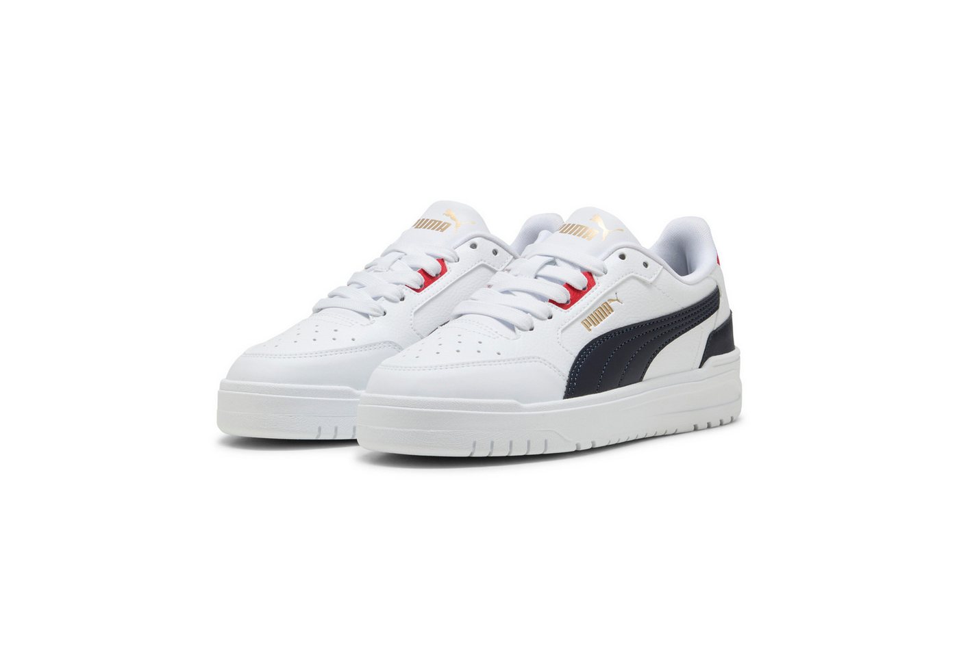 Puma SHUFFLE DOWNTOWN LO JR Sneaker (weiß/blau/rot)