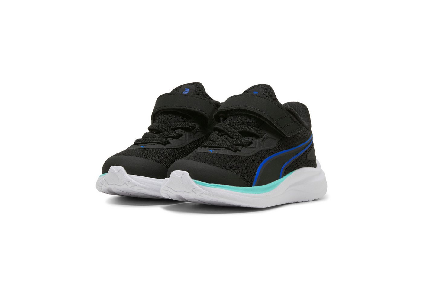 Puma SKYROCKET 2 AC INF Laufschuh für sportliche Aktivitäten und Laufen, atmungsaktives Obermaterial (schwarz/blau/weiß)
