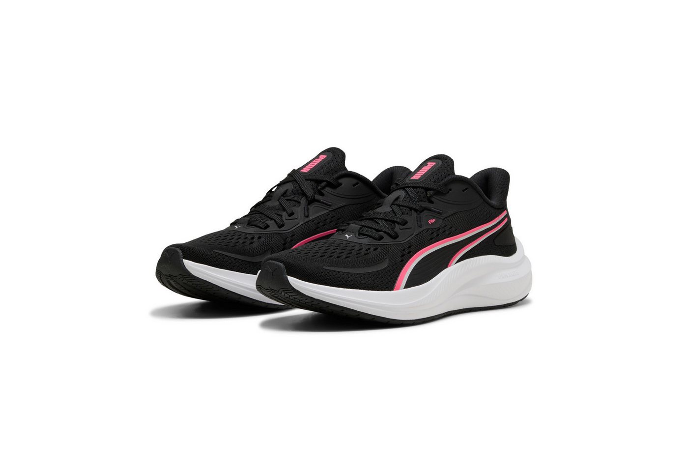 Puma SKYROCKET LITE 2 Laufschuh mit SOFTFOAM+ Innensohle, mit FIT PLUS Schnürsystem (schwarz/rosa)