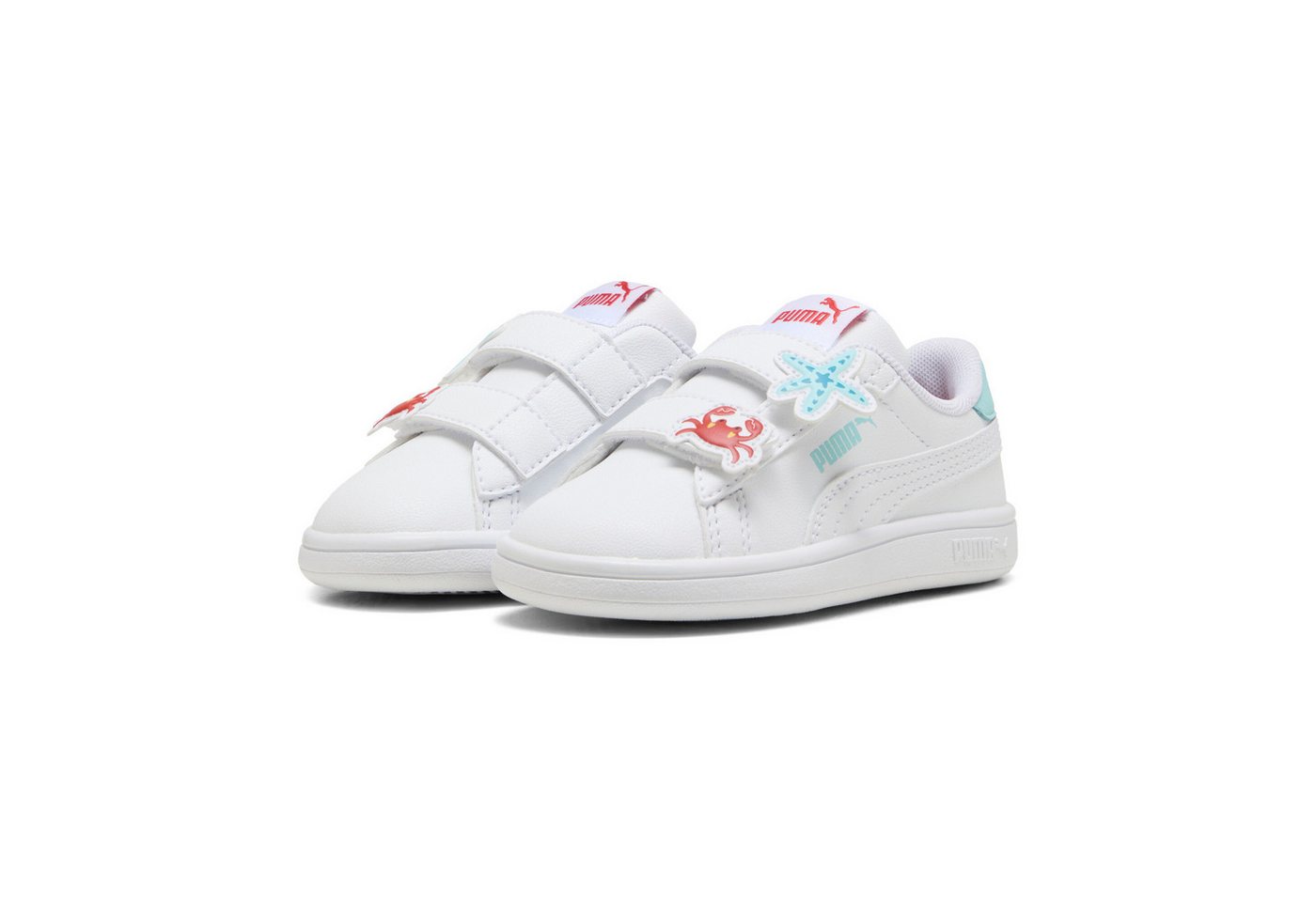 Puma SMASH 3.0 BADGES V INF Sneaker mit Klettverschluss, mit SOFTFOAM+ Dämpfung, aus Synthetik