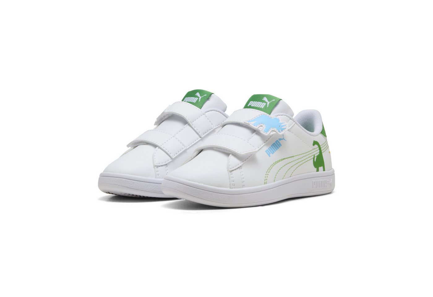 Puma Smash 3.0 Dino Sneakers Kinder Sneaker (weiß)