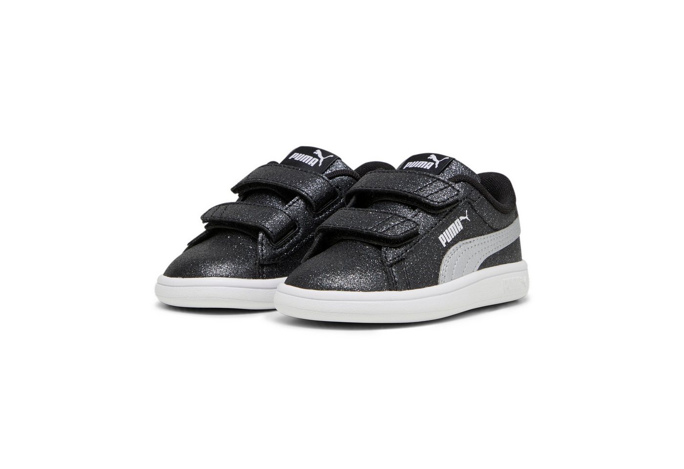 Puma SMASH 3.0 GLITZ GLAM V INF Sneaker (schwarz/silber/weiß)