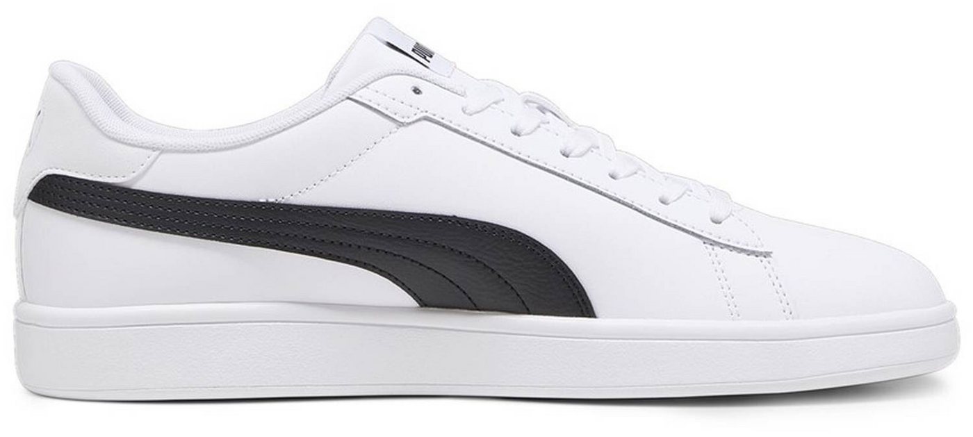 Puma Smash 3.0 L White Black Gold Sneaker