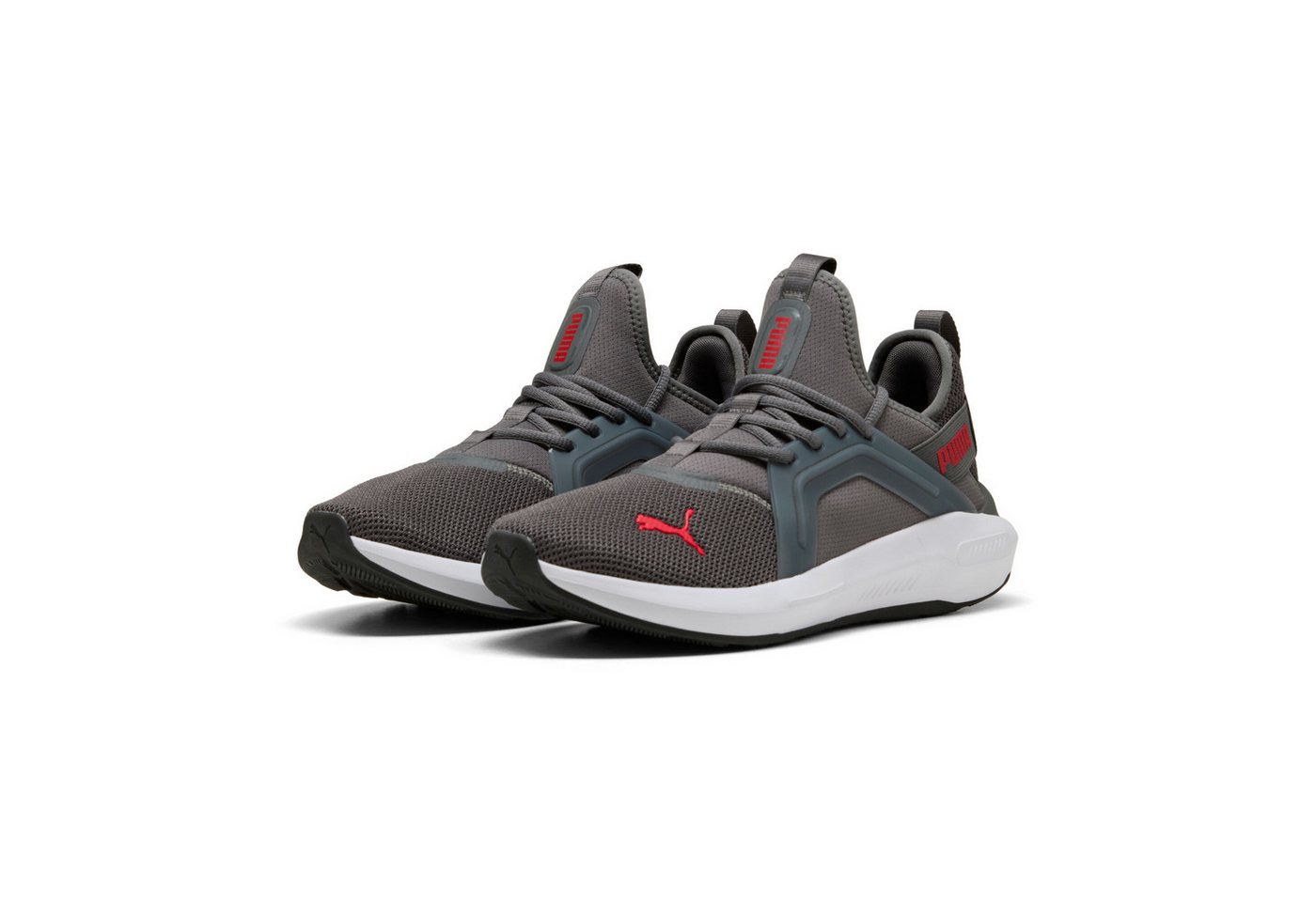 Puma SOFTRIDE ENZO 5 Laufschuh (grau/rot/weiß)