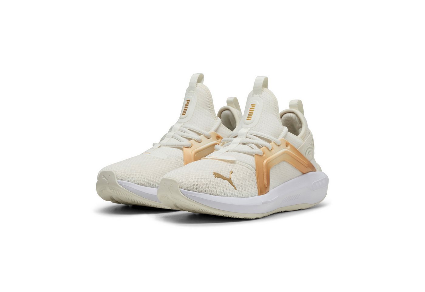 Puma SOFTRIDE ENZO 5 METALLIC WN'S Laufschuh (weiß/gold/schwarz)