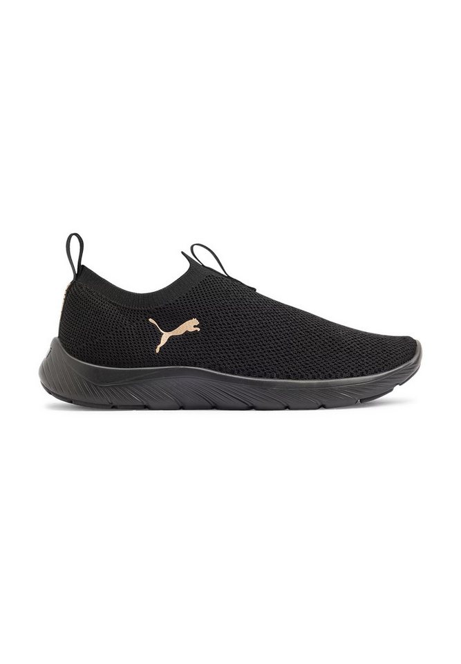 Puma Softride Premier Slip-On Strick-Laufschuhe Sneaker (schwarz)