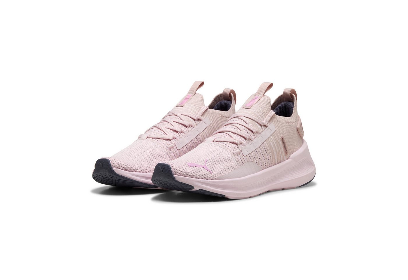Puma SOFTRIDE SYMMETRY FUZION WNS Laufschuh für dynamische Laufeinheiten, aus Funktions-Mesh, atmungsaktiv (rosa)