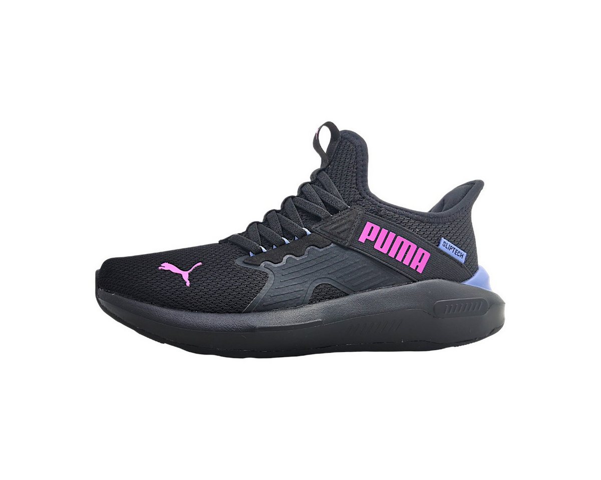 Puma sportlicher Schnürer Laufschuh (schwarz)