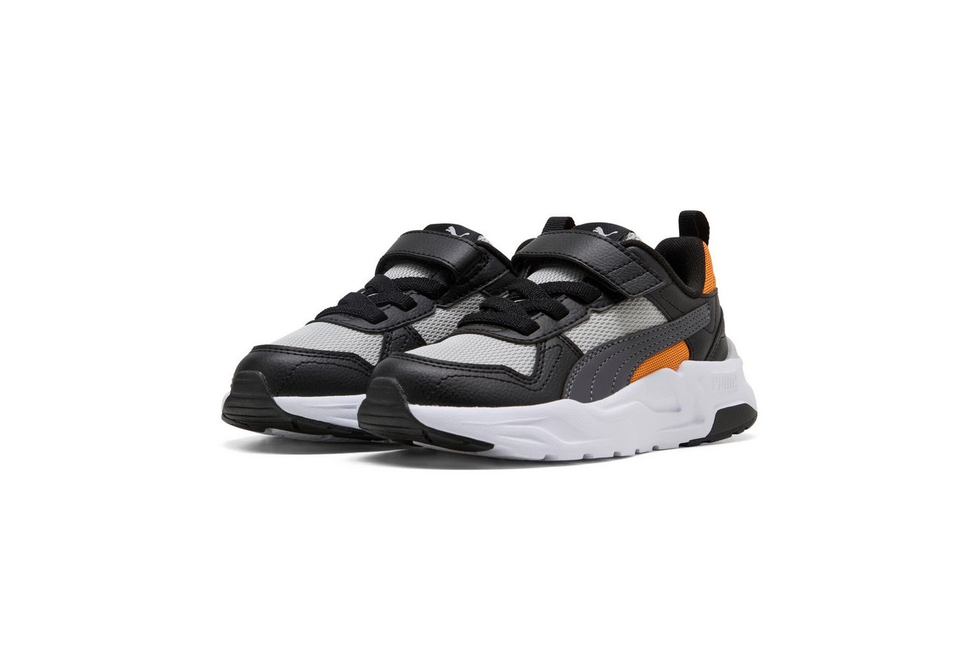 Puma TRINITY 2 LT AC PS Sneaker für vielseitige Aktivitäten, mit SOFTFOAM+ Innensohle (grau/schwarz)