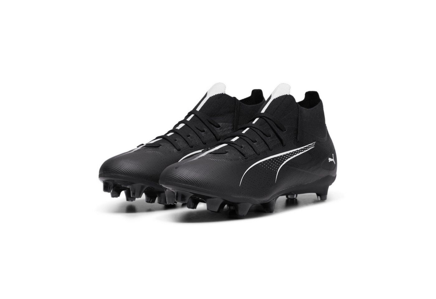 Puma ULTRA 5 MATCH+ FG/AG Fußballschuh für Rasenplätze (schwarz/weiß)
