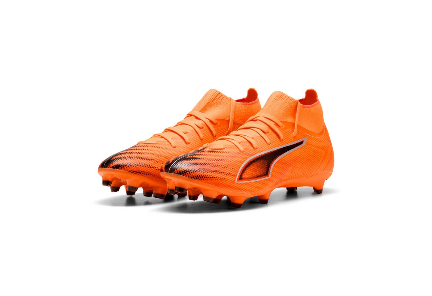 Puma ULTRA 6 MATCH+ FG/AG Fußballschuh für Rasenplätze (schwarz/rot)