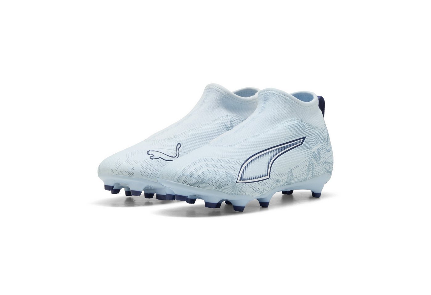 Puma ULTRA 6 MATCH+ FG/AG Fußballschuhe ohne Schnürung Jugendliche Fußballschuh (weiß)