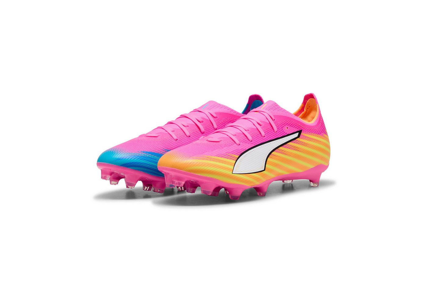 Puma ULTRA 6 MATCH FGAG Fußballschuh für Rasen- und Kunstrasenplätze, mit Schnürung, mit FastTrax Stollen
