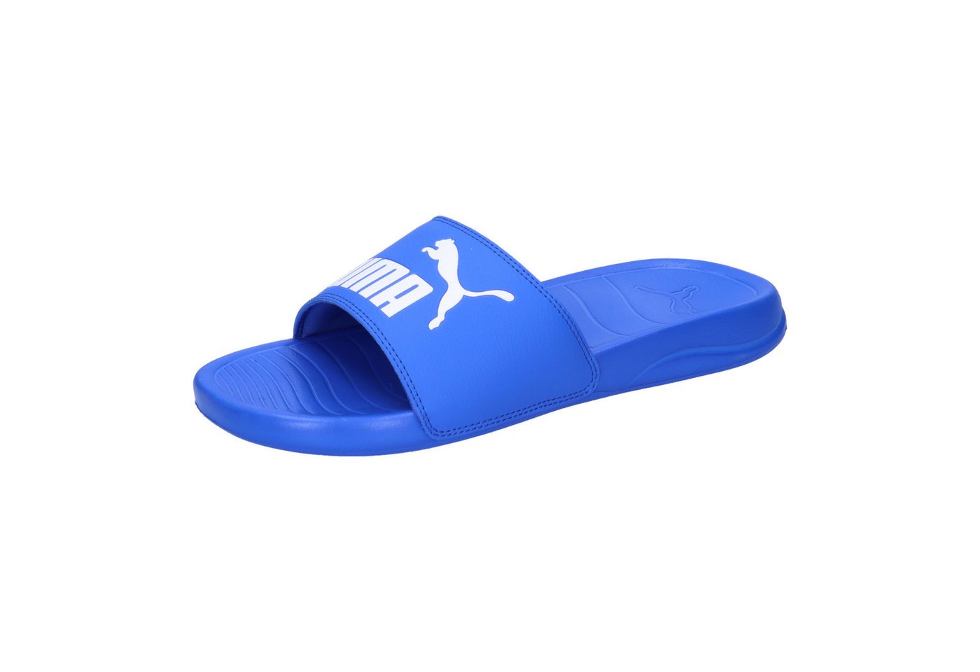 Puma Unisex Badeschlappen Popcat 20 372279 Badeschuh (blau/weiß)