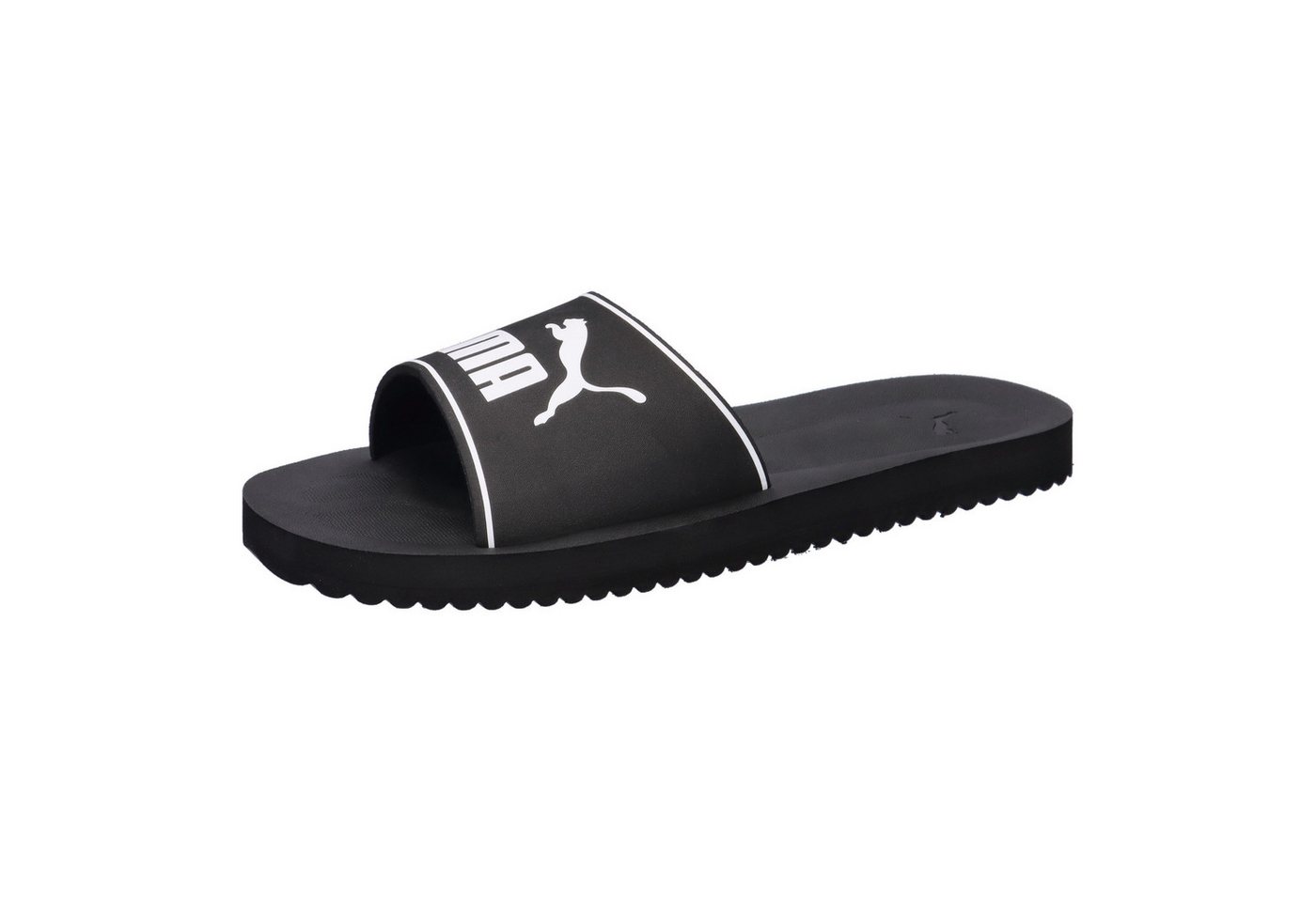 Puma Unisex Badeschlappen Purecat 2.0 402876 Badeschuh (schwarz/weiß)