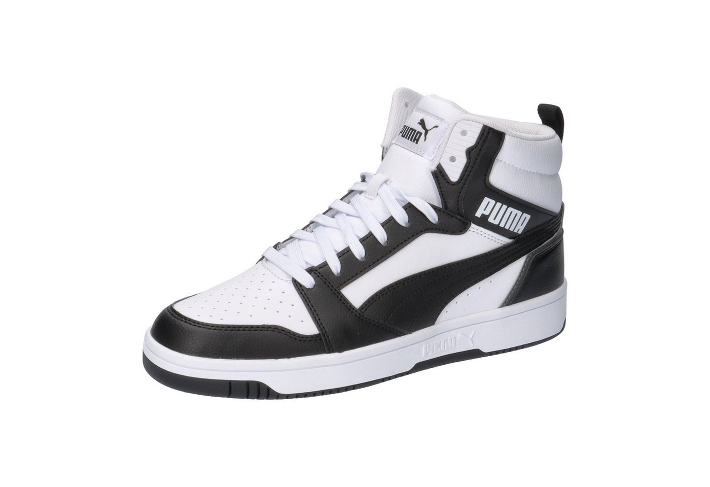 Puma Unisex Sneaker Rebound v6 392326 Sneaker (weiß/schwarz/grau)