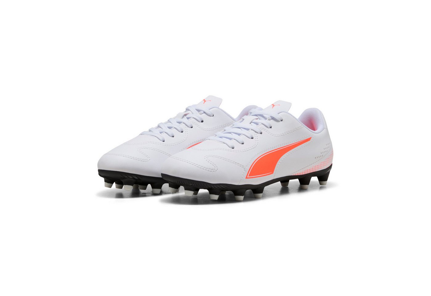 Puma VITORIA II FG/AG JR Fußballschuh für Rasenplätze (weiß/rot)