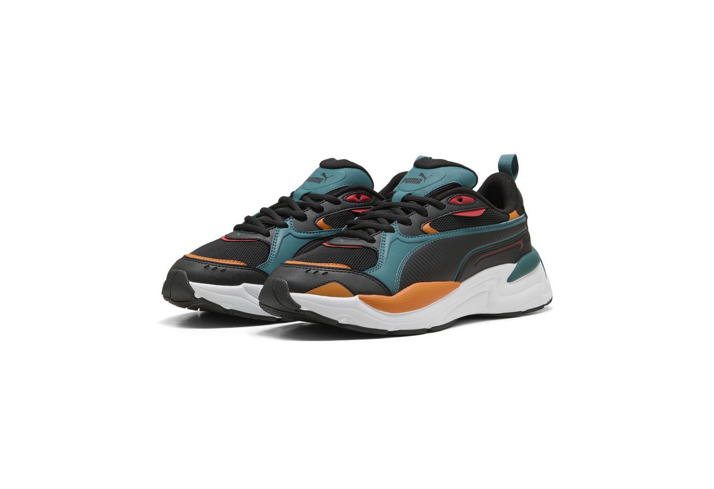 Puma X-Ray 4 Sneakers Erwachsene Sneaker (grün/orange)