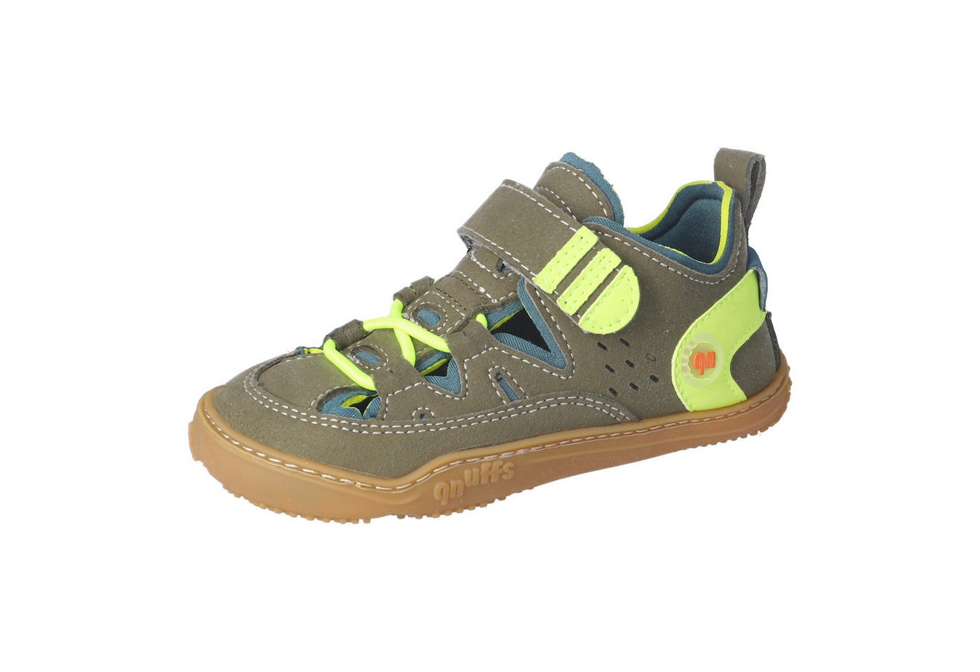 qnuffs Lerche Barfußschuh Sneaker, Halbschuh, Sneaker mit Namenschild an der Ferse