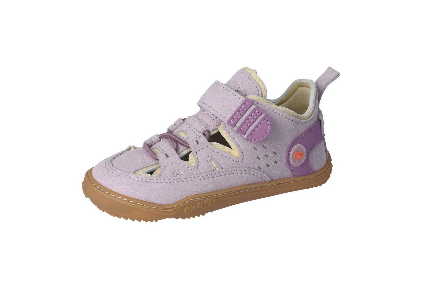 qnuffs Lerche Barfußschuh Sneaker, Halbschuh, Sneaker mit Namenschild an der Ferse