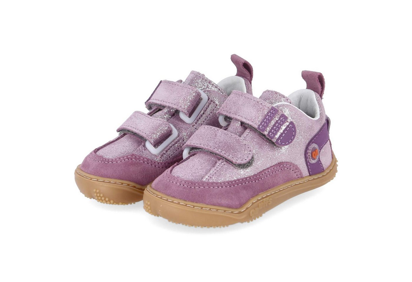 qnuffs QN 0010012/342 Mädchen Leder und Synthetik lila Slipper