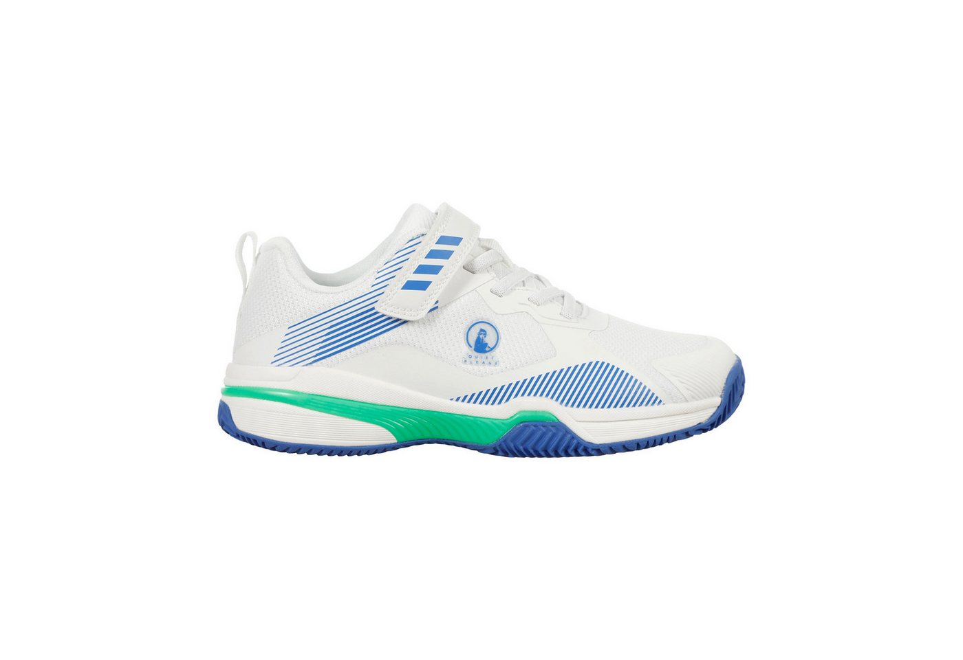 Quiet Please Match Velcro Clay - Sandplatzcourt Tennisschuh Tennisschuh (weiß)