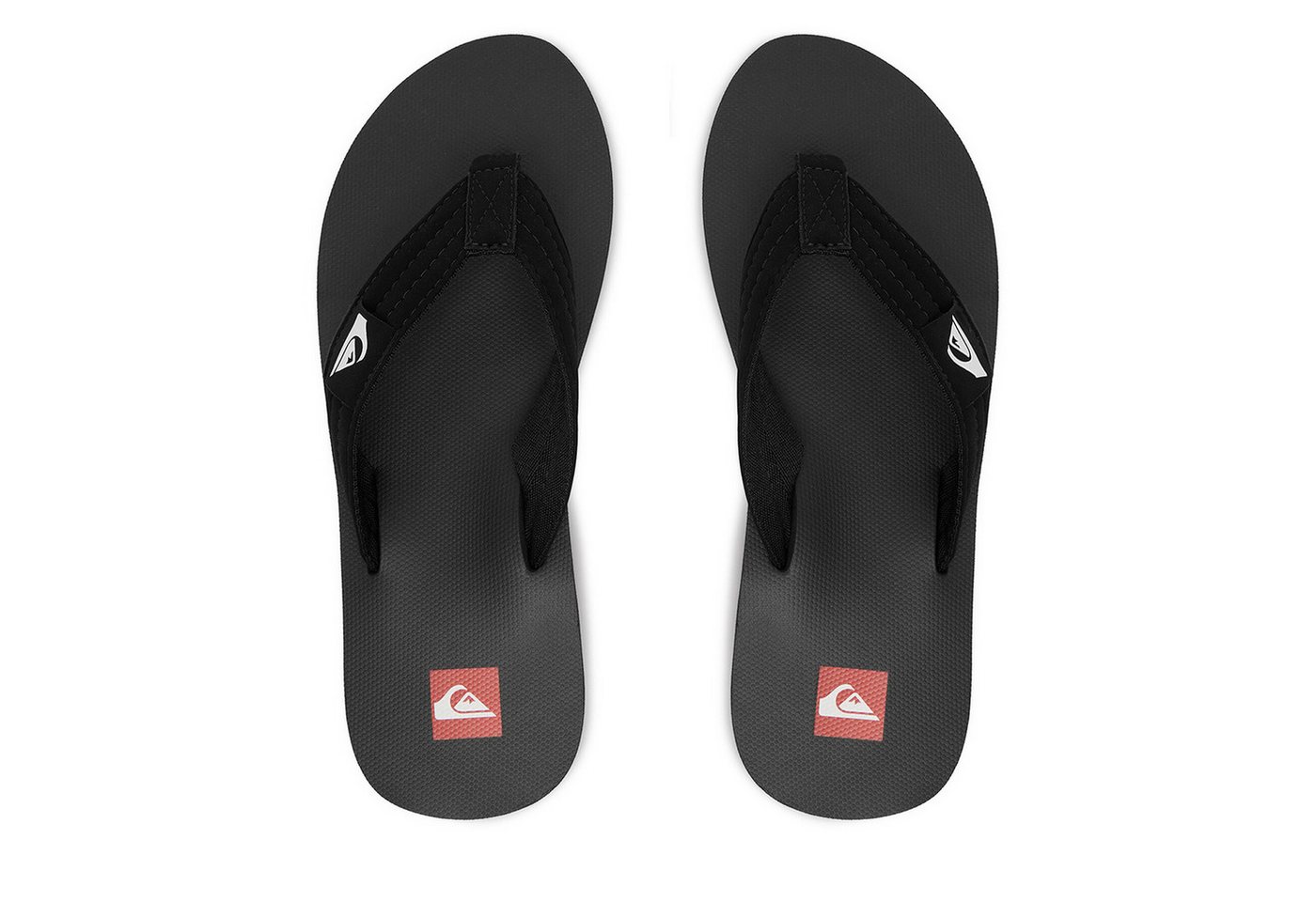 Quiksilver Herren-Flip-Flops Schwarz Badepantolette (schwarz)