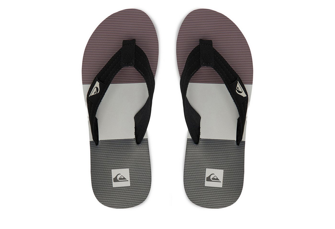 Quiksilver Herren-Flip-Flops Schwarz Badepantolette (schwarz)