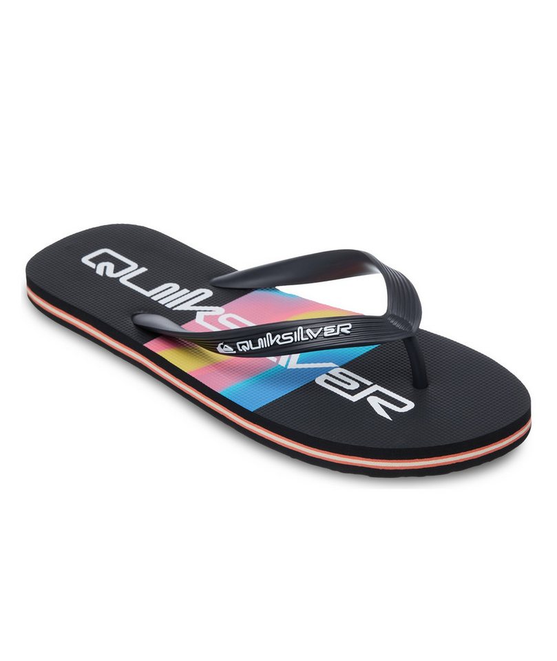 Quiksilver MOLOKAI STRIPE 26 Zehentrenner Sommerschuhe (schwarz)