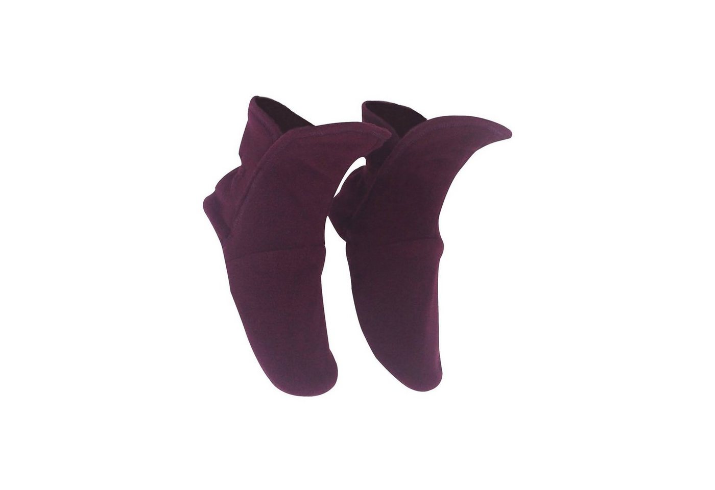 RAIKOU Hausstiefel Haussocken super flauschige Hüttenschuhe Hausschuh aus Micro Fleece mit ABS und Rutschfester Sohle