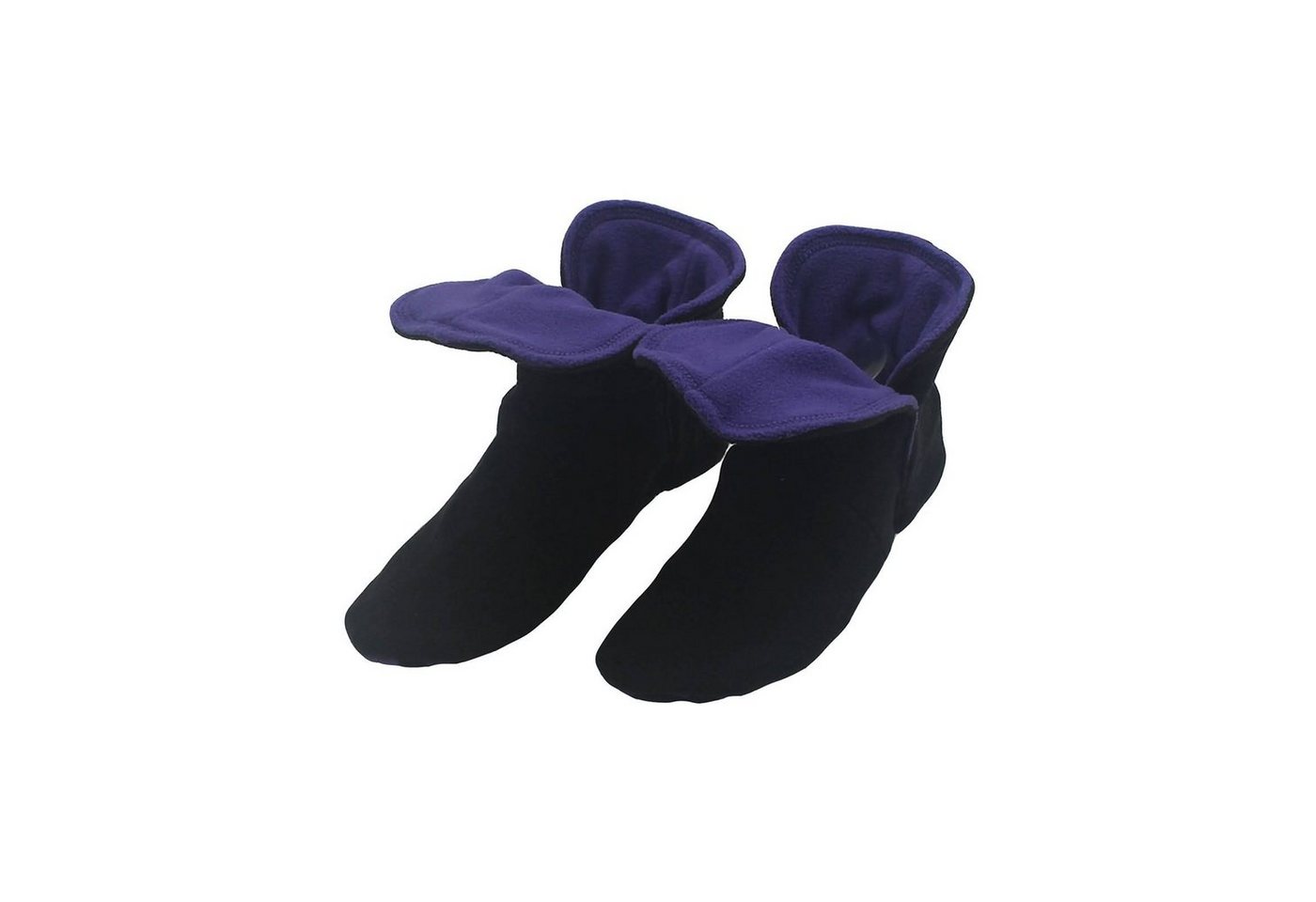 RAIKOU Hausstiefel Hüttenschuhe Stoppersocken für Damen Herren und Kinder  Hausschuh (aus Miro Fleece Super Flauschige) mit ABS und Rutschfester Sohle