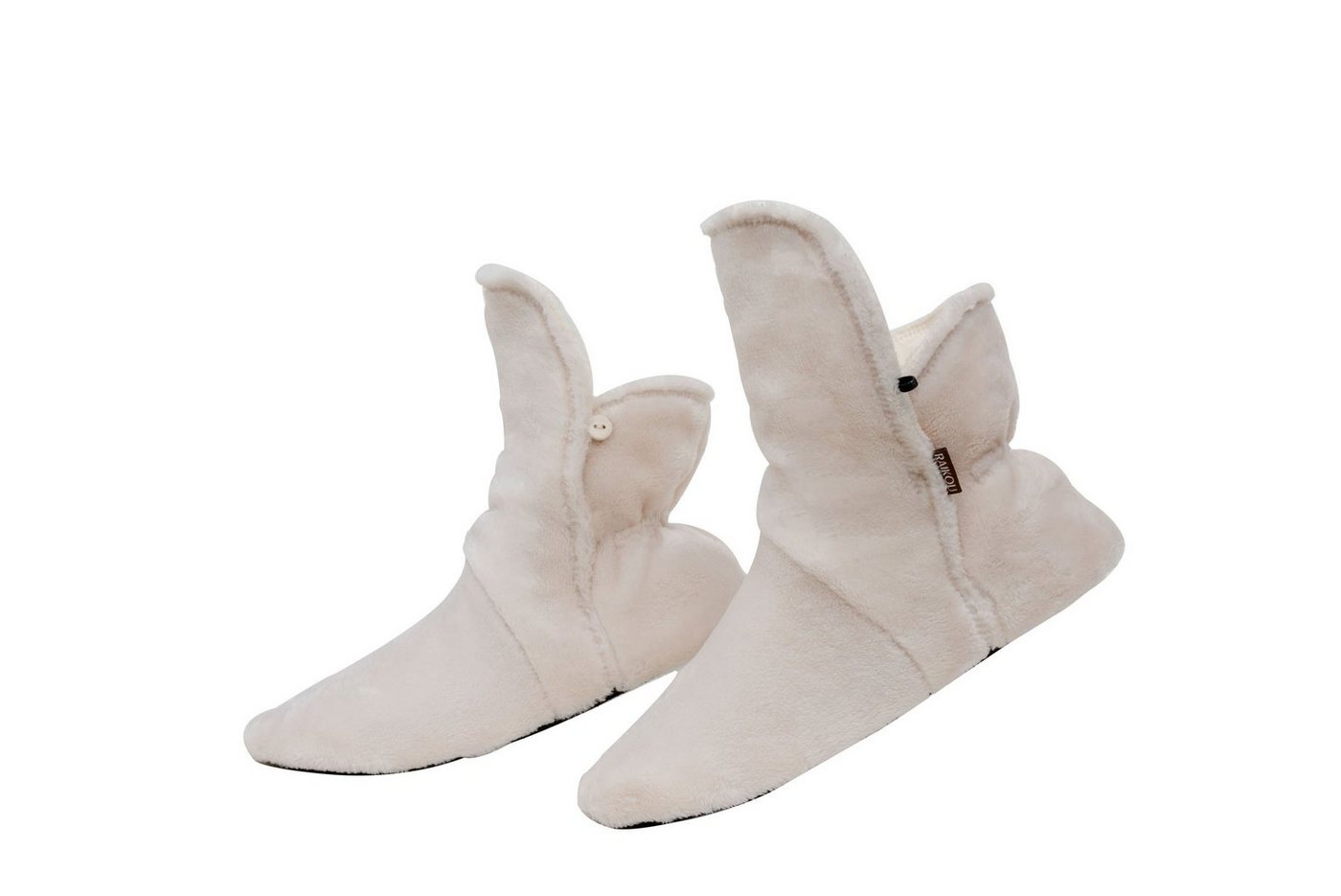 RAIKOU Klassische Hausschuhe Damen Herren rutschfester Sohle Hüttenschuhe Hausschuh (Set) flauschig