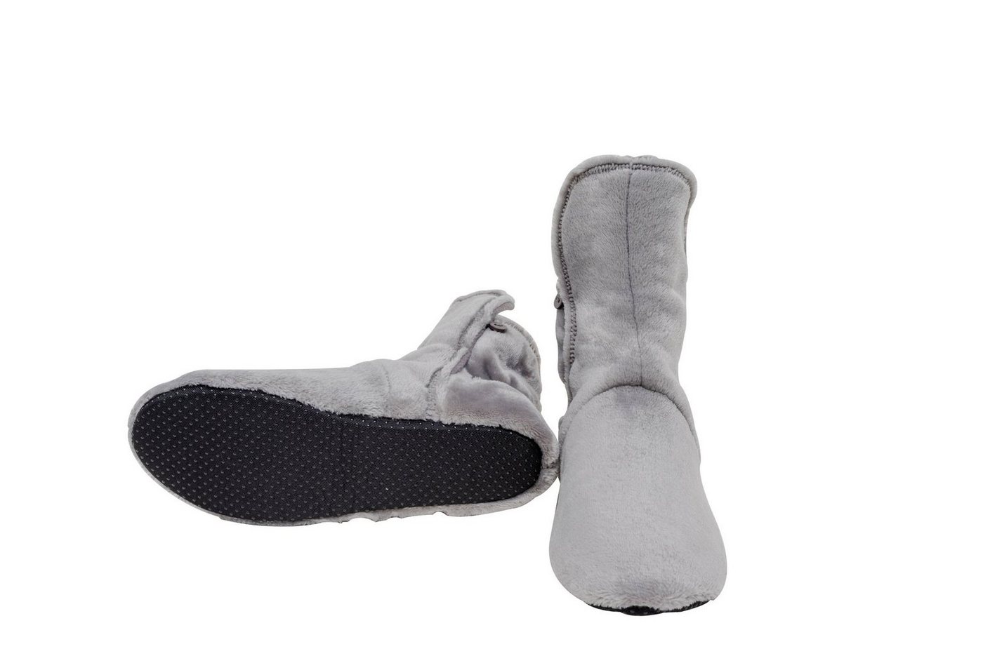 RAIKOU Klassische Hausschuhe Damen Herren rutschfester Sohle Hüttenschuhe Hausschuh (Set) flauschig