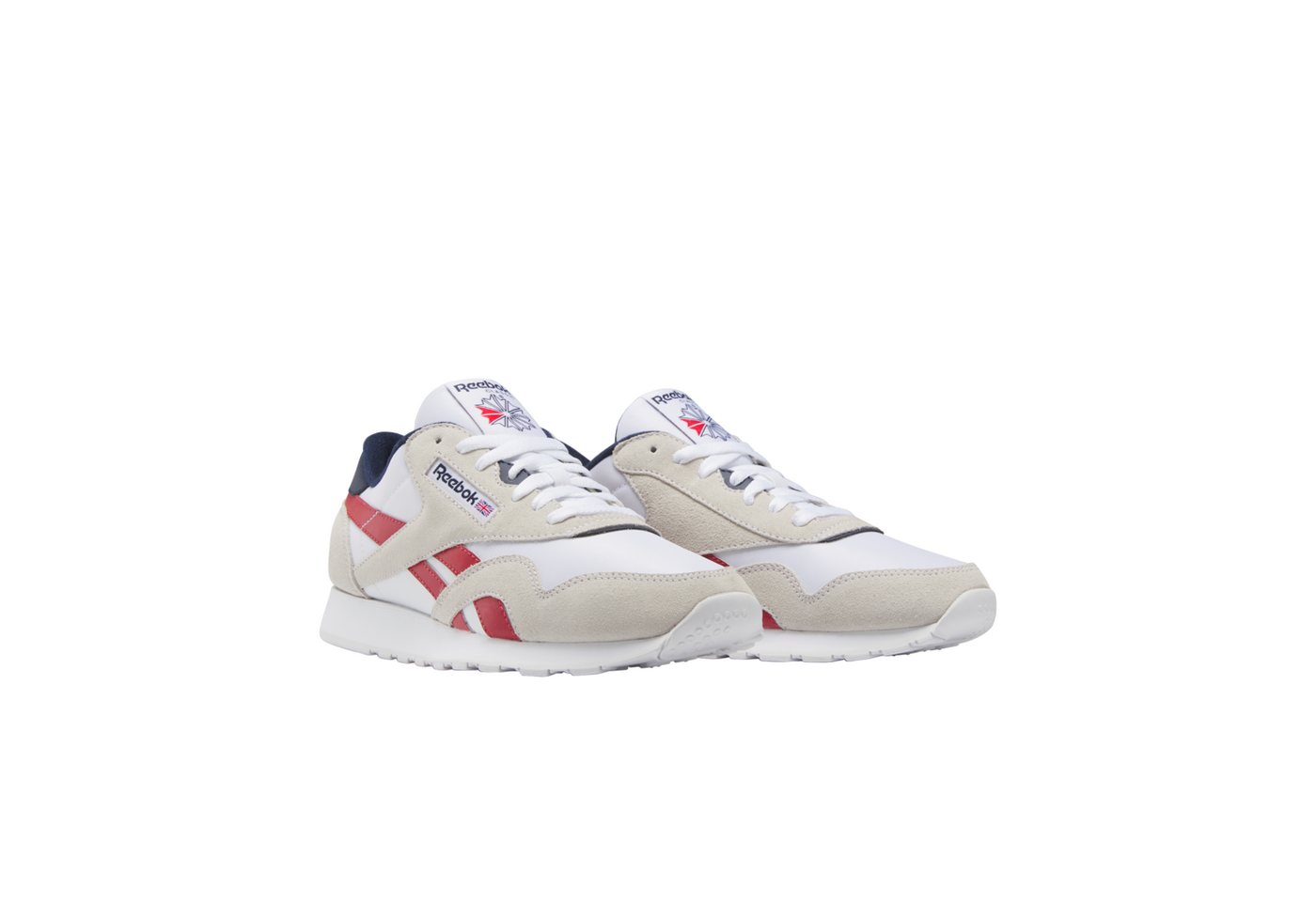 Reebok Classic CL NYLON Sneaker (grau/rot)