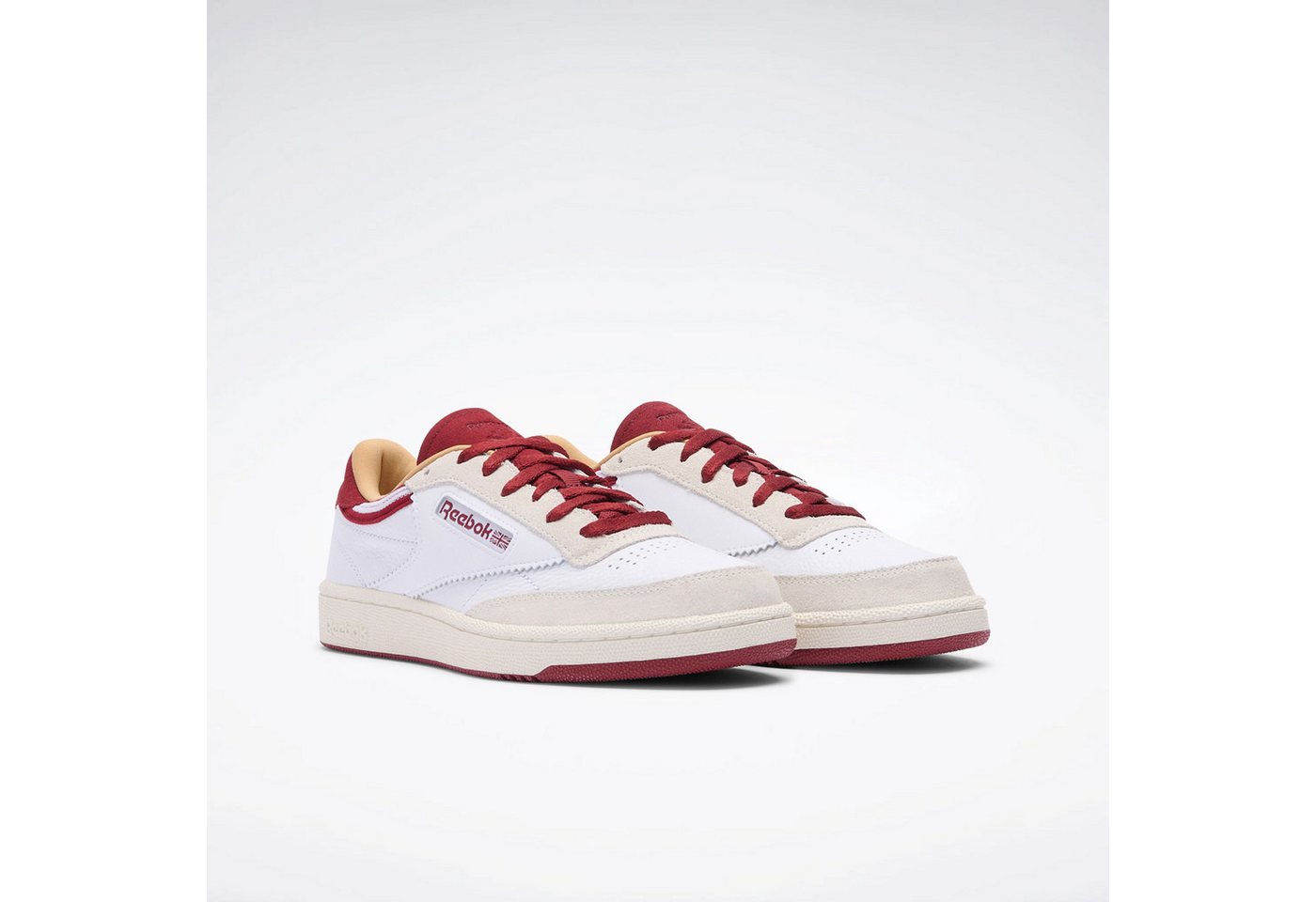 Reebok Classic CLUB C 85 Sneaker (weiß/rot)