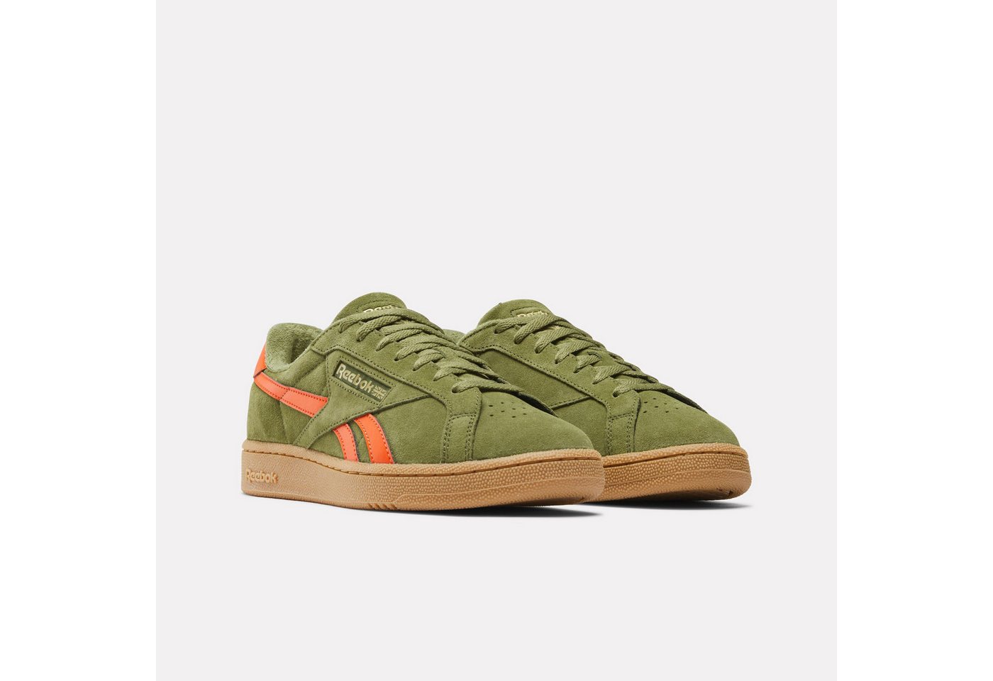 Reebok Classic CLUB C GROUNDS UK Sneaker (grün/orange)