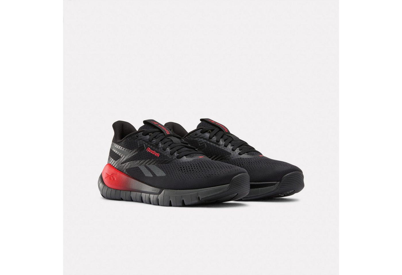 Reebok FLEX TRAINER Trainingsschuh (schwarz/grau/rot)