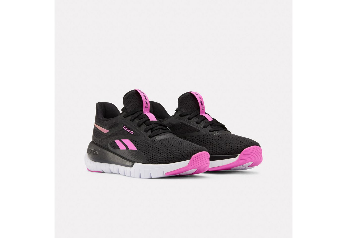 Reebok FLEX TRAINER Trainingsschuh (schwarz/rosa/weiß)