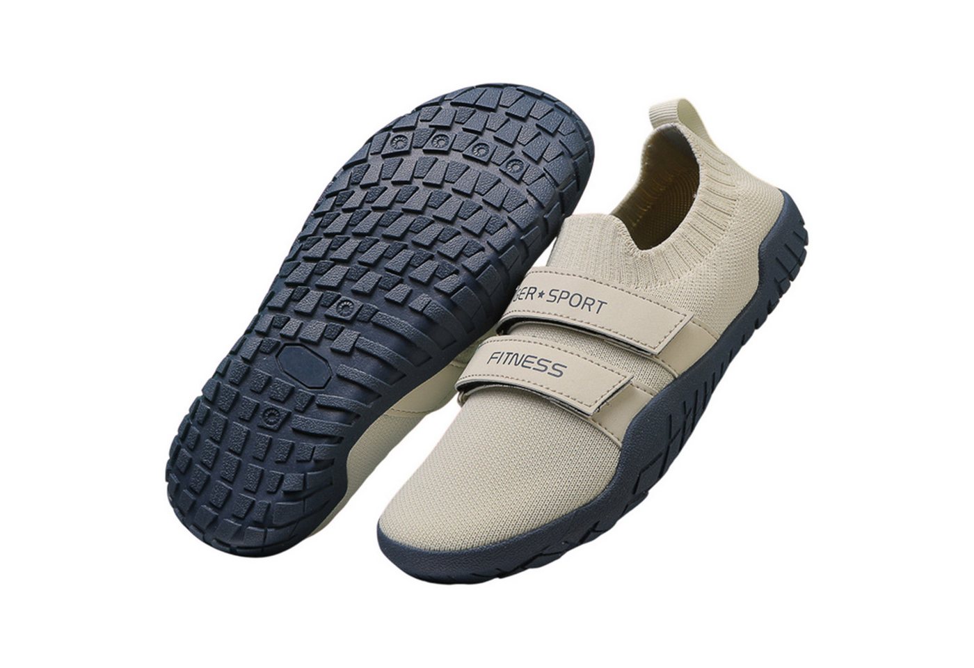 Refttenw Gewichtheberschuhe Leicht Sneaker Cross-Trainer Schuhe für Indoor Gym Fitnessschuh Slip-On Design (blau)