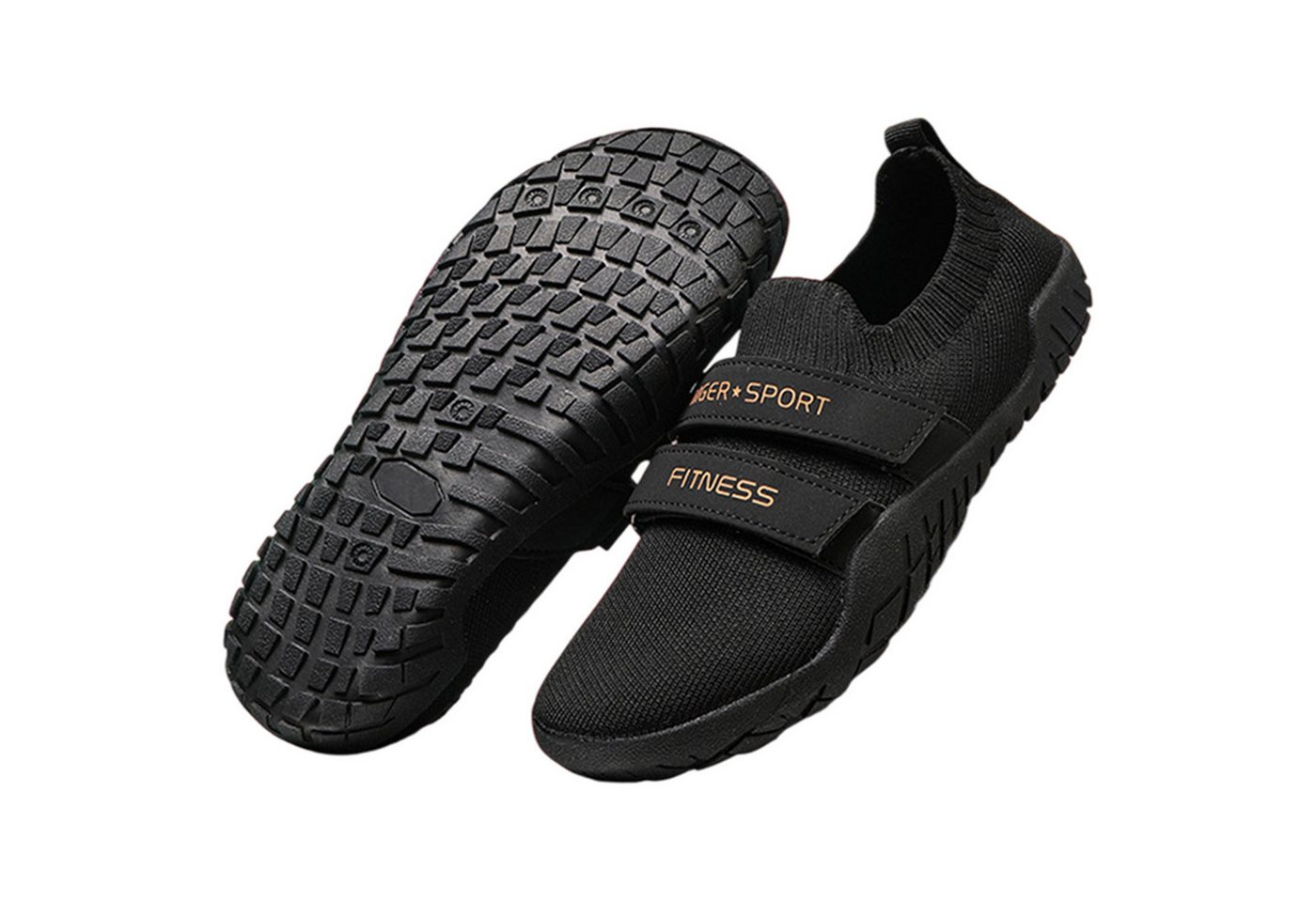 Refttenw Gewichtheberschuhe Leicht Sneaker Cross-Trainer Schuhe für Indoor Gym Fitnessschuh Slip-On Design