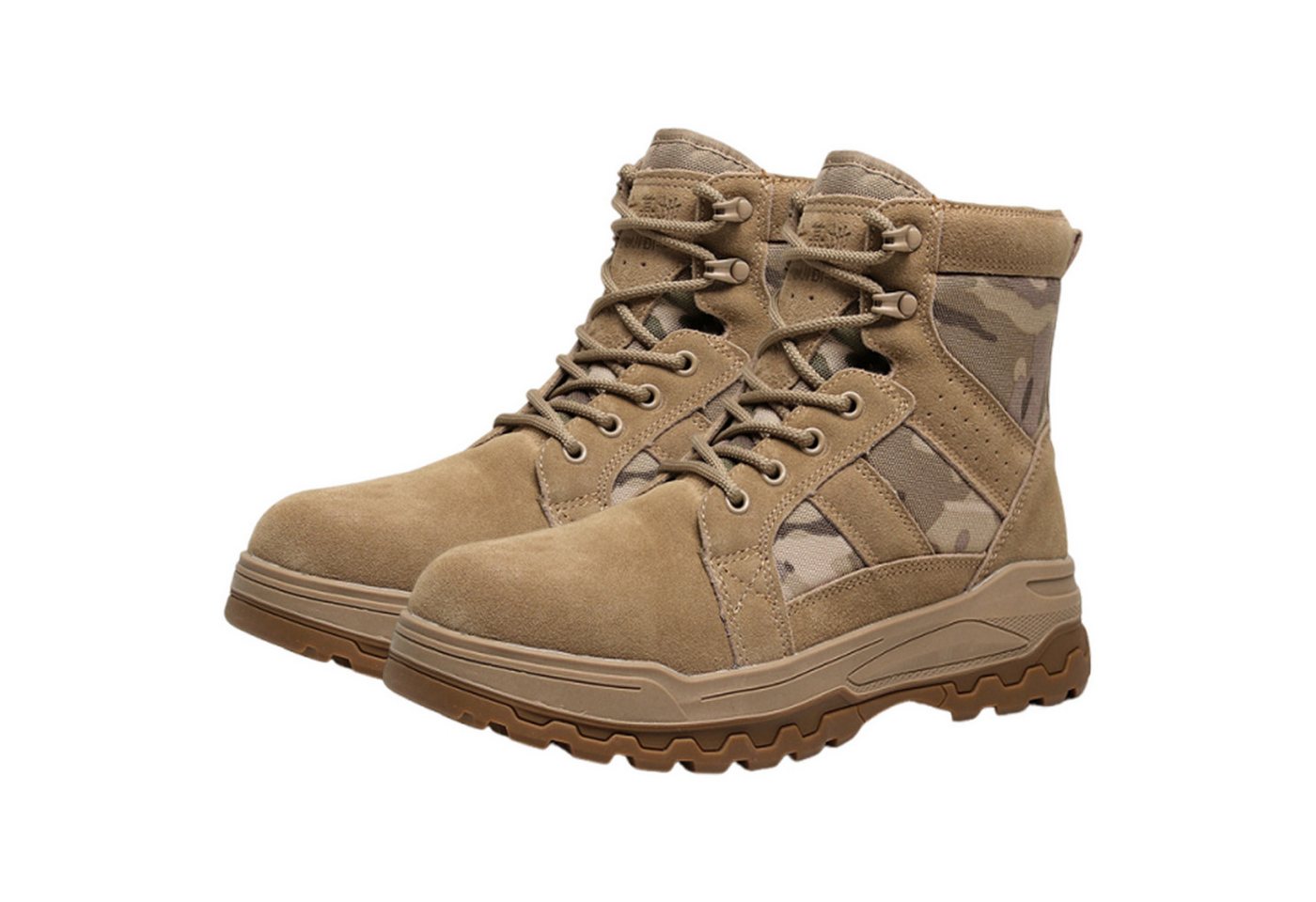 Refttenw Herren Schneestiefel,Tarnung Winterschuhe,Warm Gefüttert Schneestiefel Winterstiefel